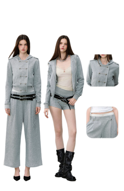 Hooded Knit Set