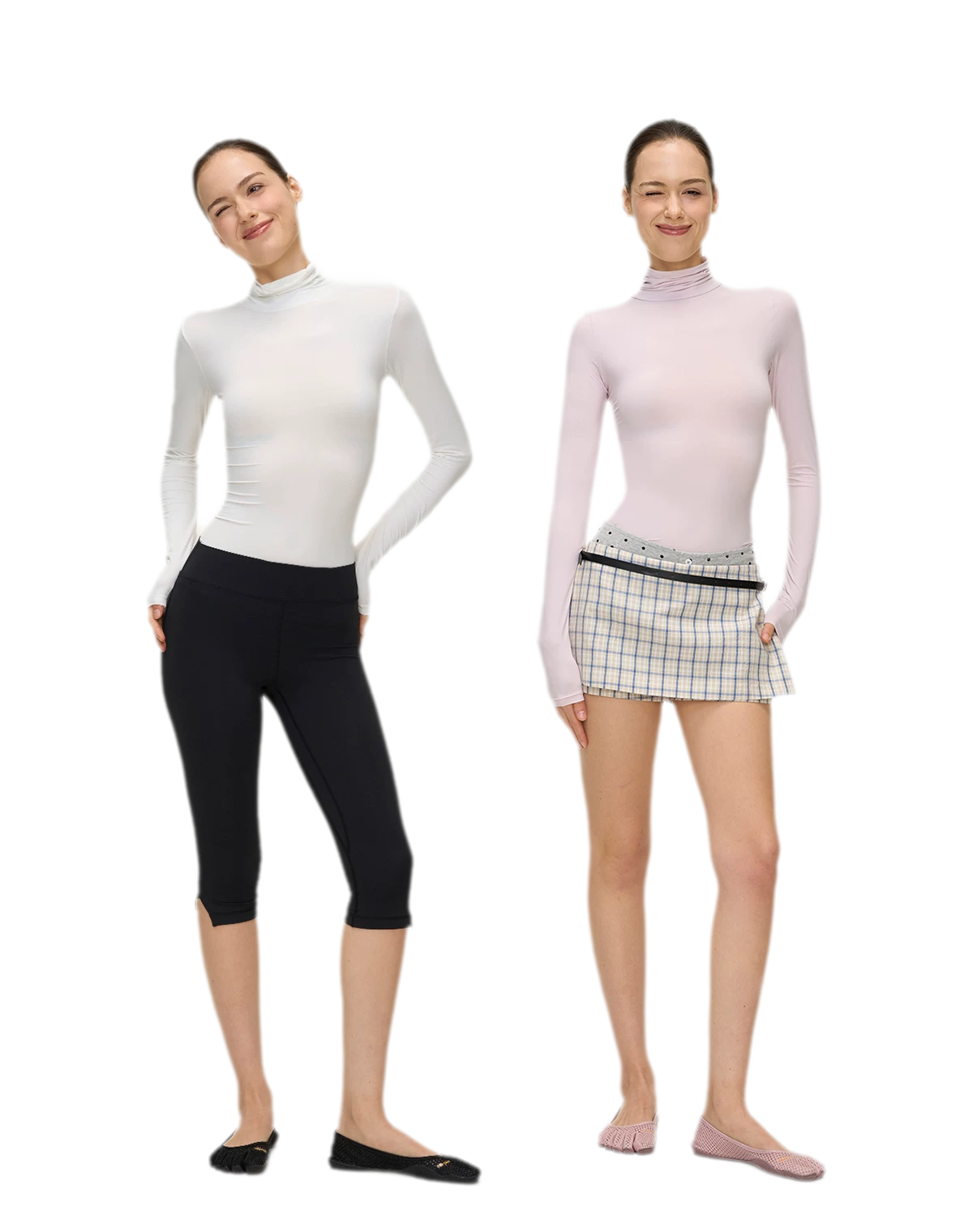 Brushed High-Neck Top