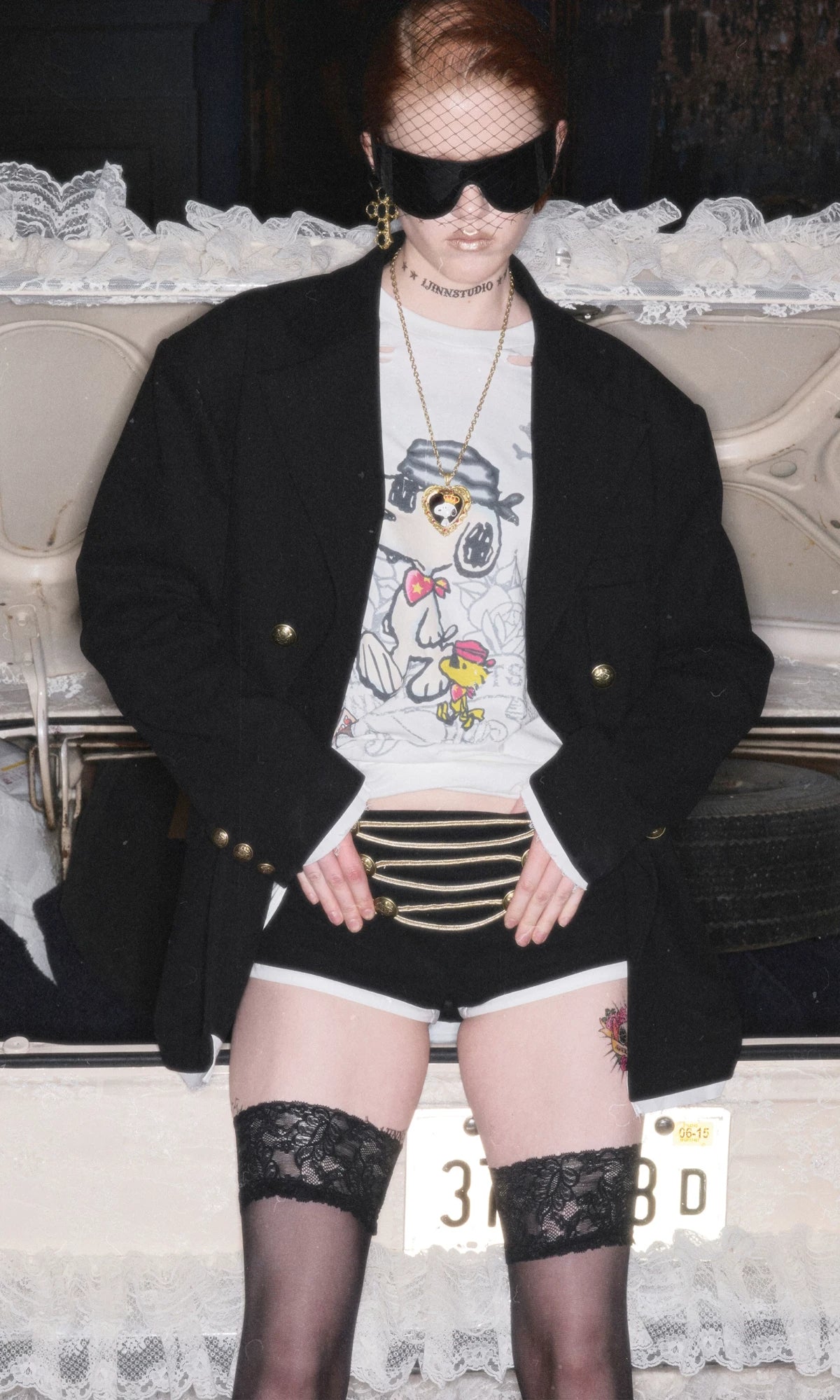 Oversized Faux Layer Blazer