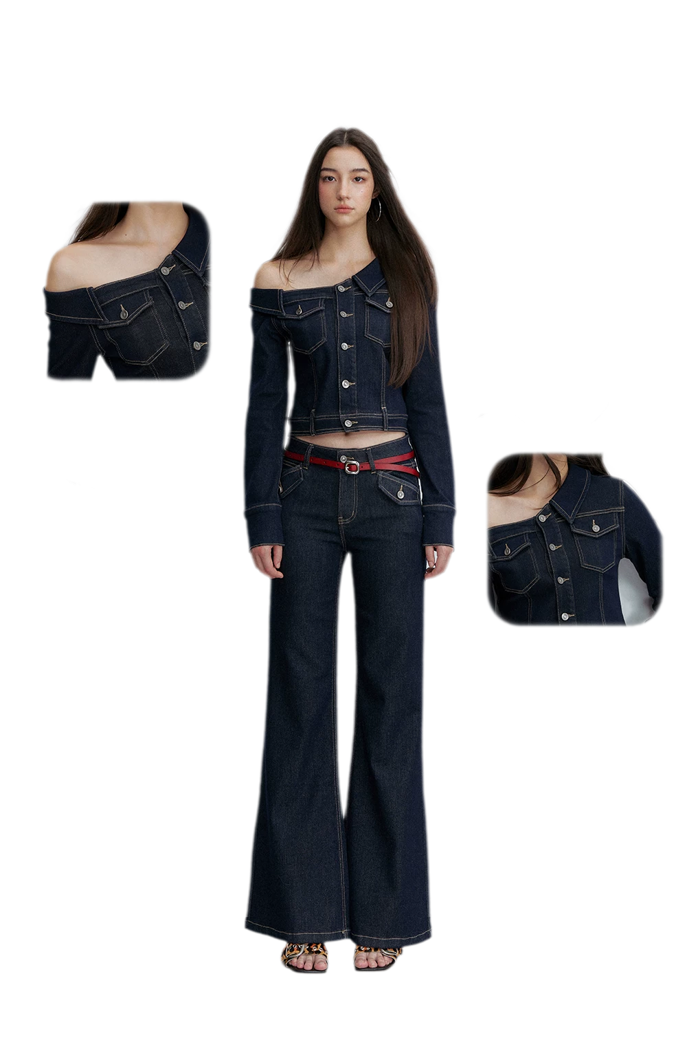 Asymmetric Denim Jacket