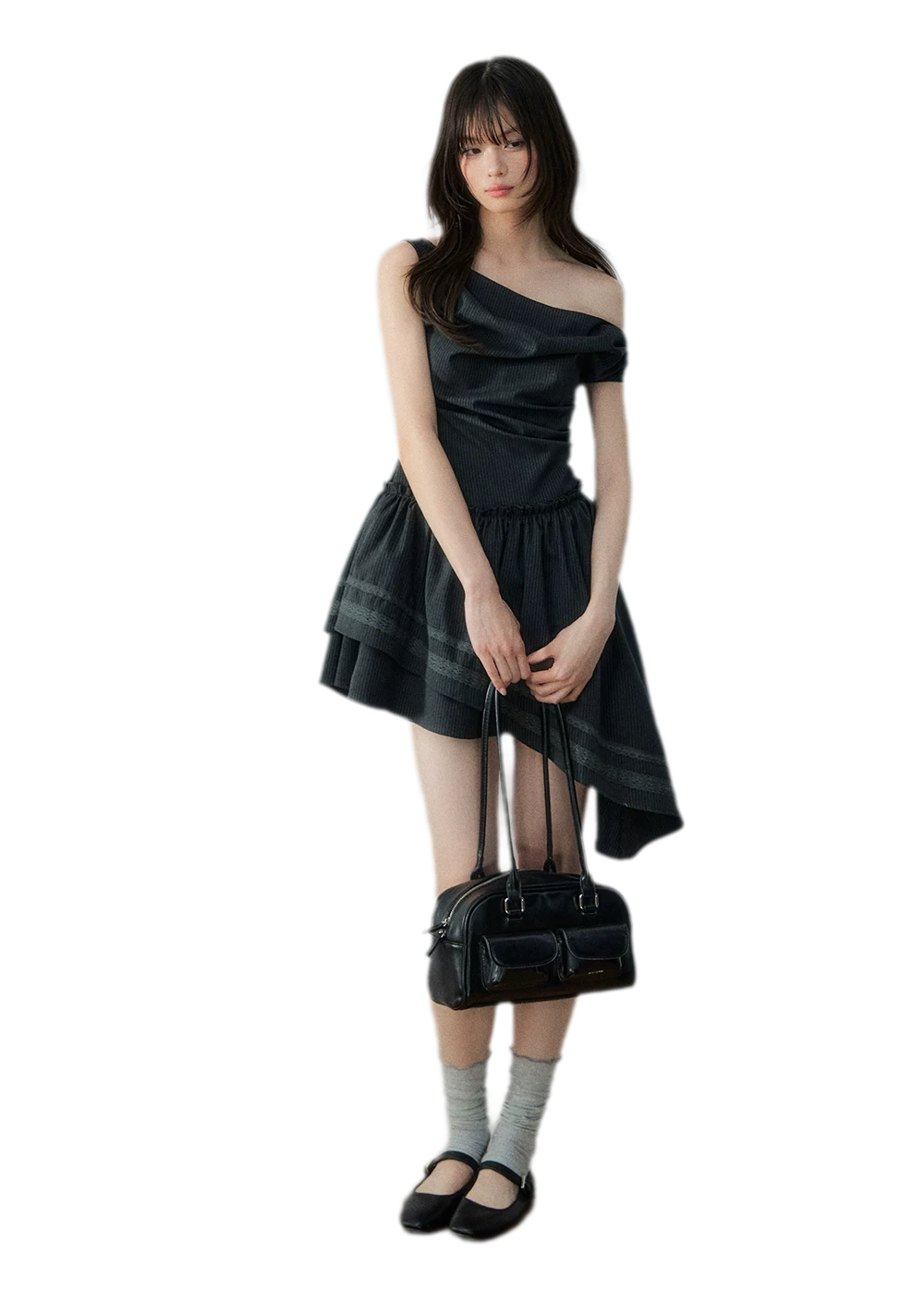 Asymmetric One-Shoulder Dress