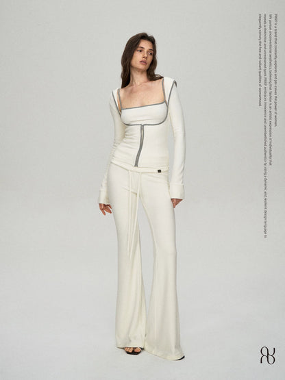 Soft Viscose Blend Three-Piece Set: Cardigan, Camisole &amp;