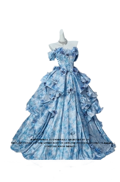 Nayi Floral Ball Gown