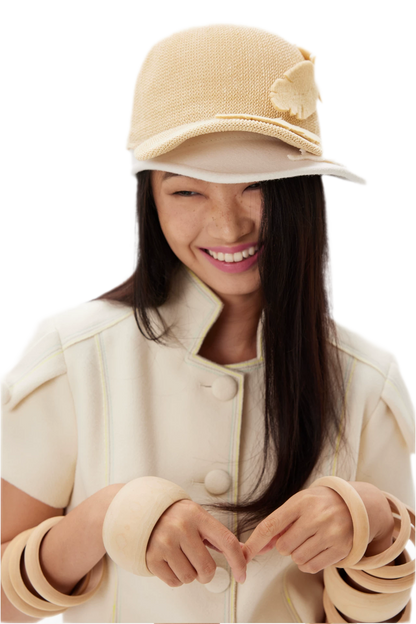 Feather Appliqué Felt Hat