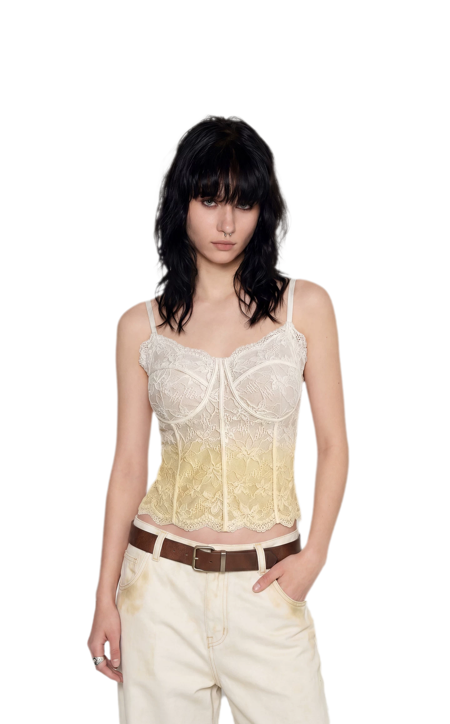 Lace Waist-Slim Cami