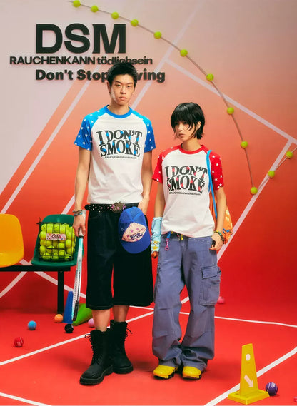 Cotton Star Print T-Shirt