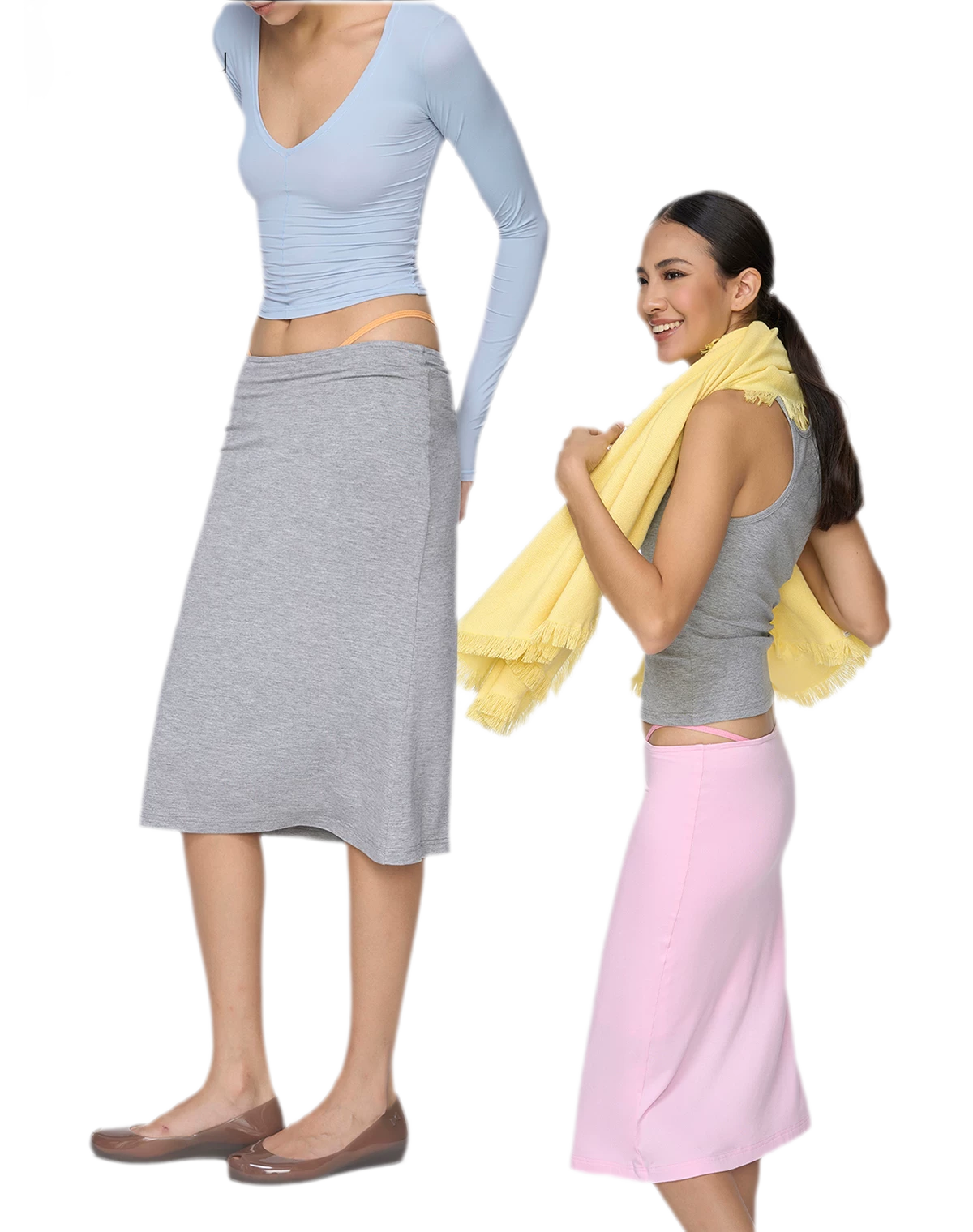 Fishtail Midi Skirt