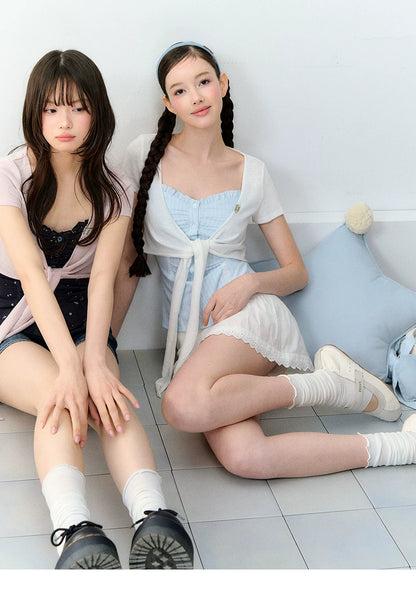 Korean Style Slim Fit Two-Piece Vest Set