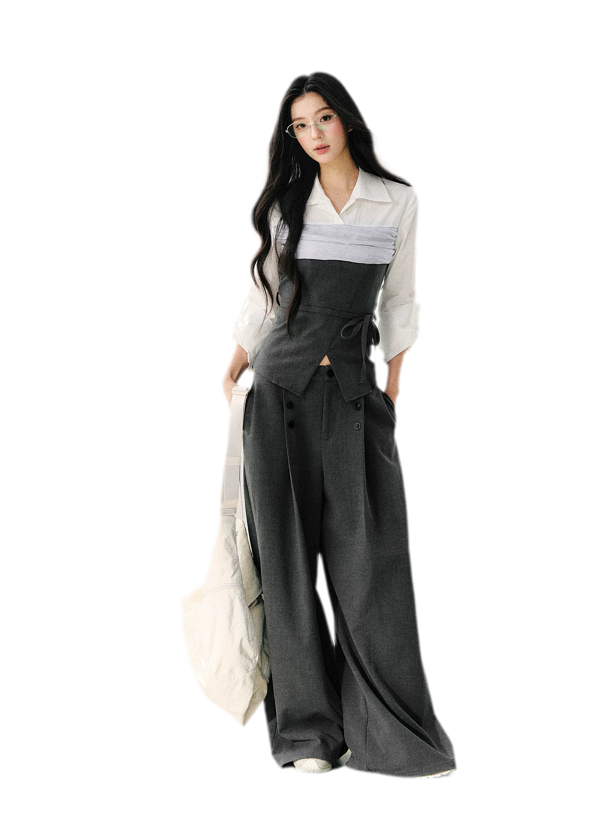 Minimal High Waist Trousers