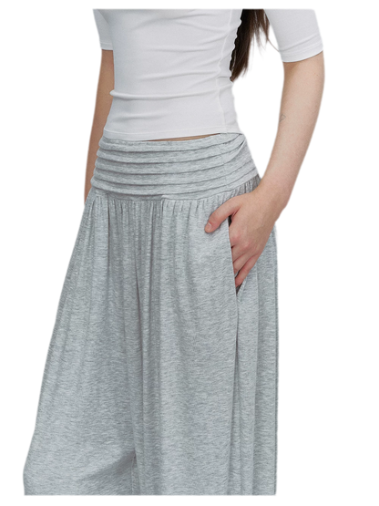 Draped Lantern Pants