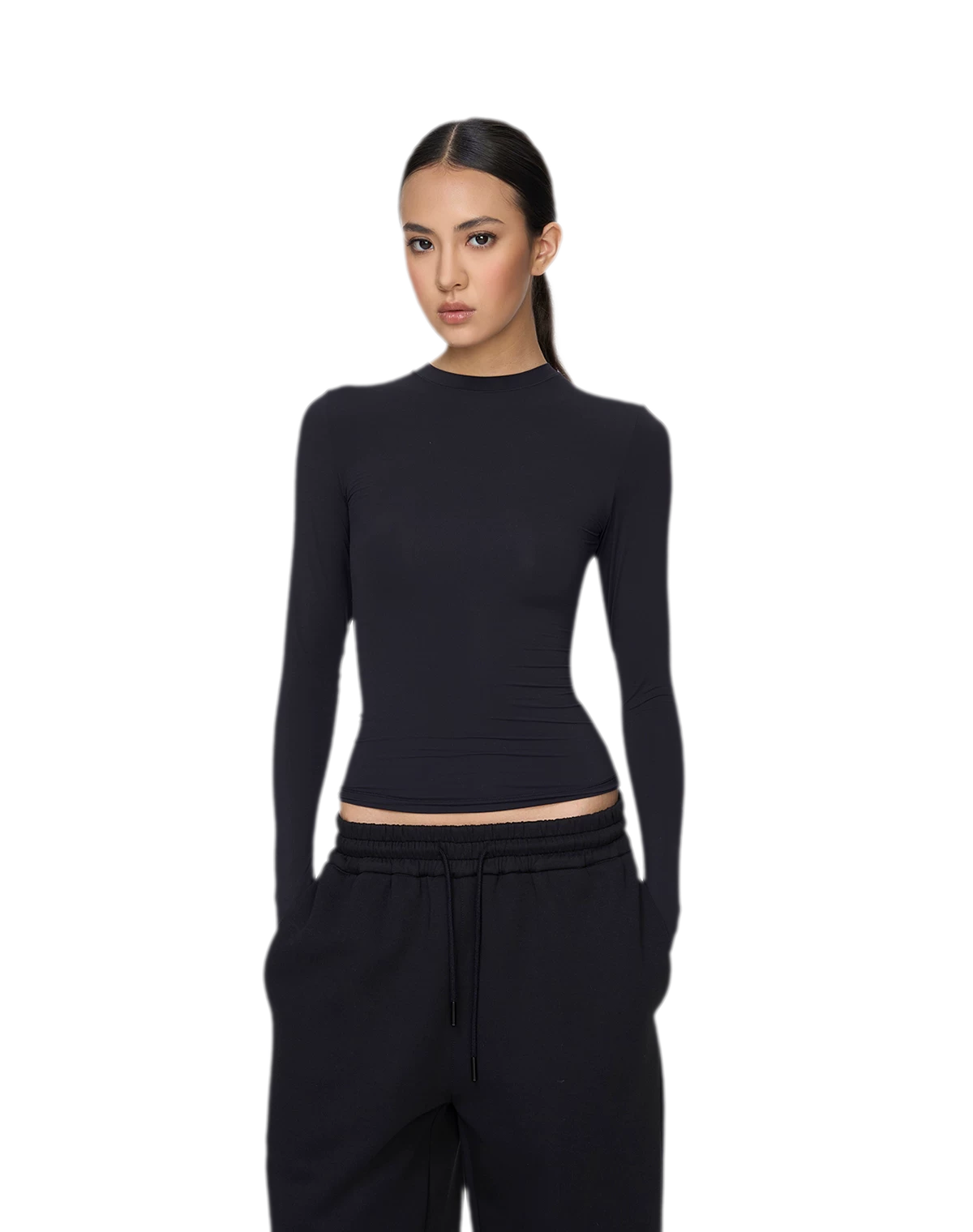 Sheer Sculpting Long Sleeve Top