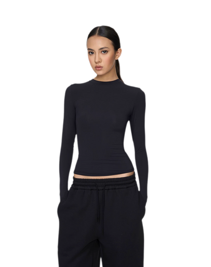 Sheer Sculpting Long Sleeve Top