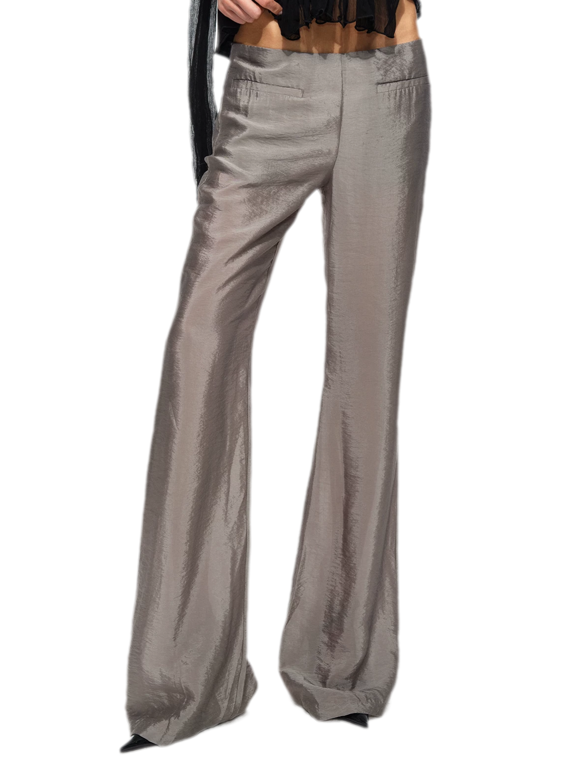 Silky Flared Lounge Pants