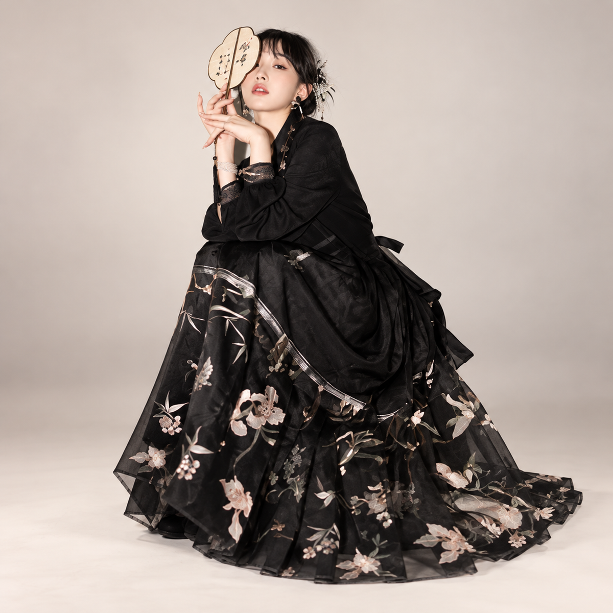 嵌锦 Inlaid Brocade Jacquard Mamian Skirt