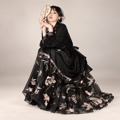 嵌锦 Inlaid Brocade Jacquard Mamian Skirt
