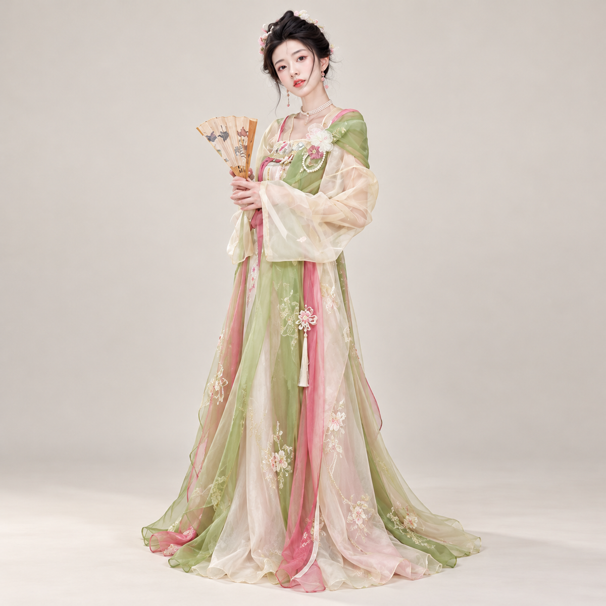 佩玉春风 Jade Spring Breeze Embroidered Pibo