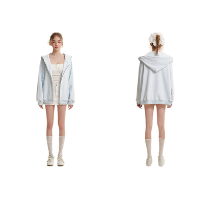Organic Fleece Hooded Hoodie