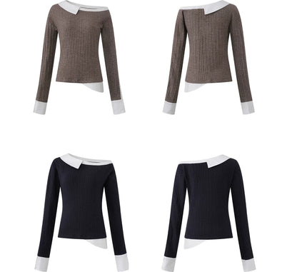 Cable Knit Cropped Sweater