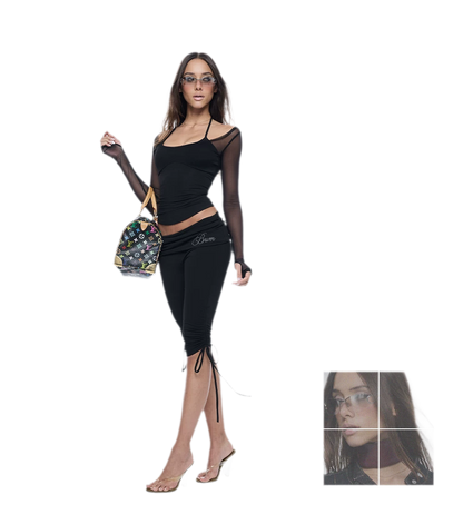 Mesh Halter Yoga Set