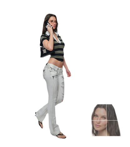 Striped Polo Shorts Set