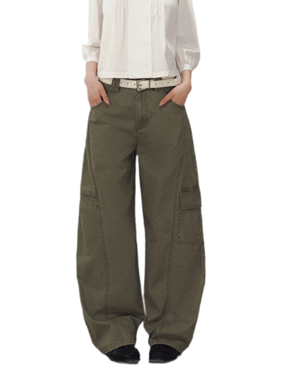 Utility Wide-Leg Pants