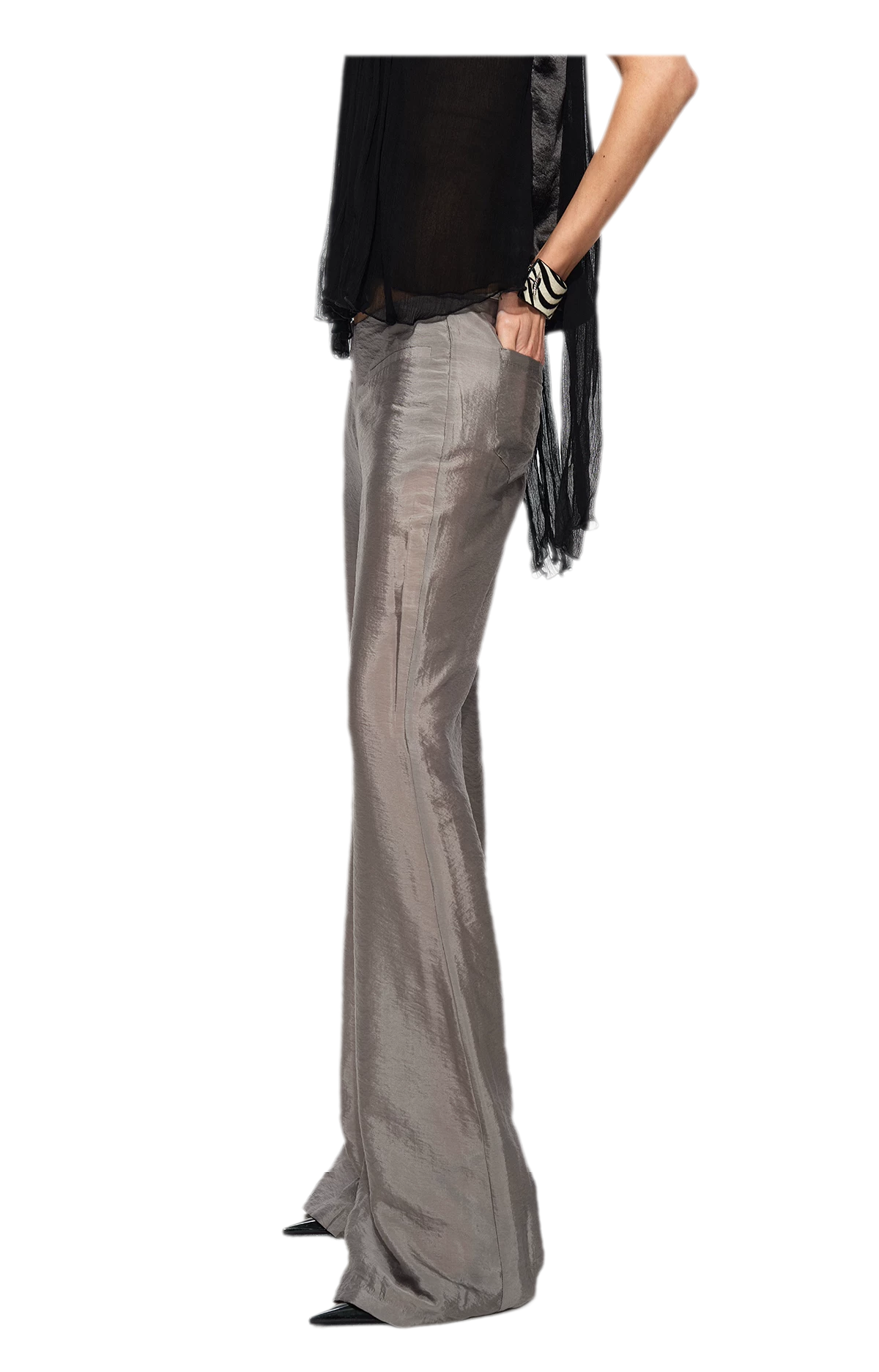 Silky Flared Lounge Pants