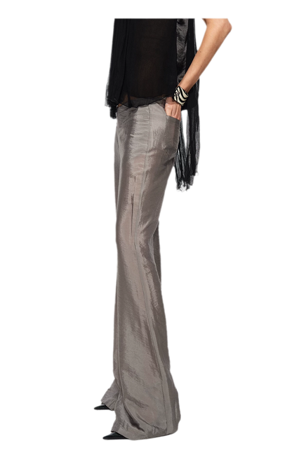 Silky Flared Lounge Pants