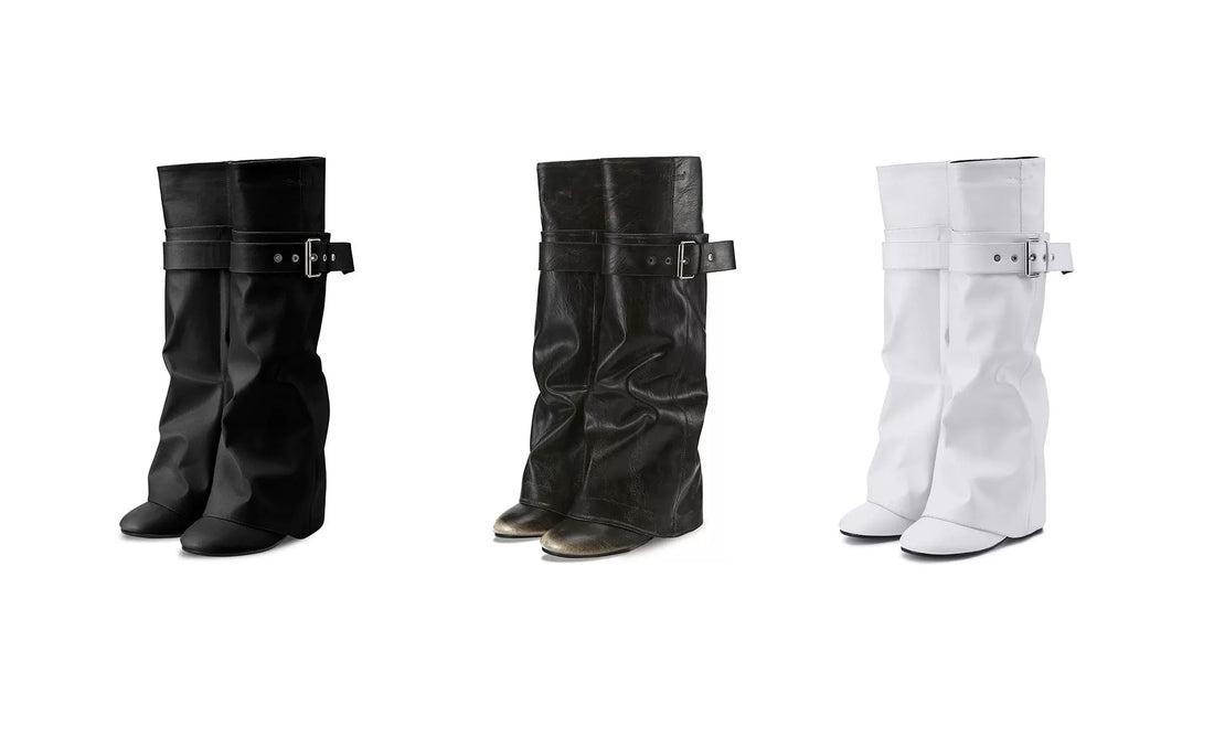 24ANS Low Heel 4cm Pants Tube Boots – view 2