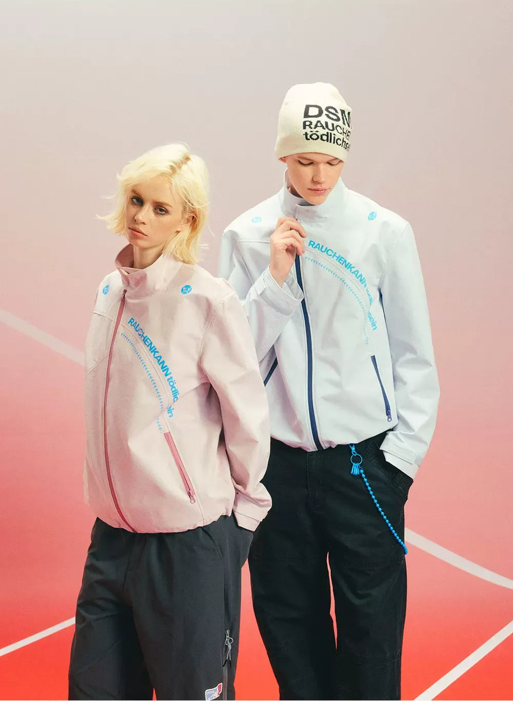Teflon Stand-Collar Windbreaker Jacket