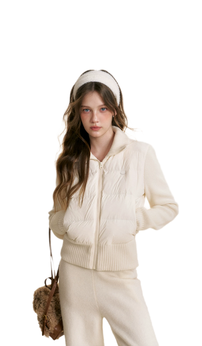 Wool Knit Down Jacket