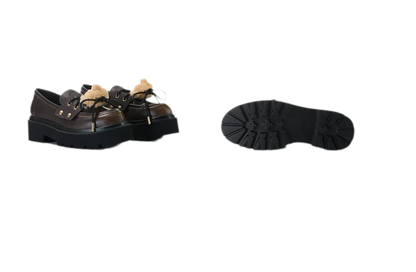 Loafer mit Schleife aus Maßband