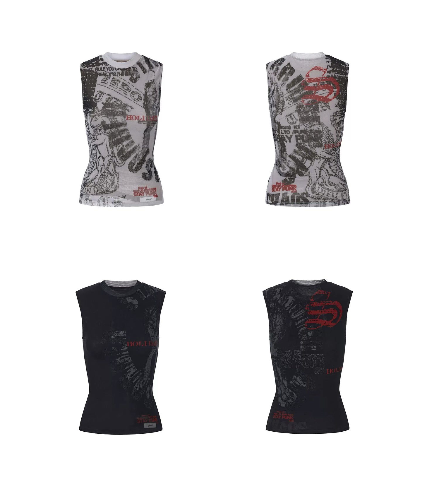 Street Style Printed Tank Top