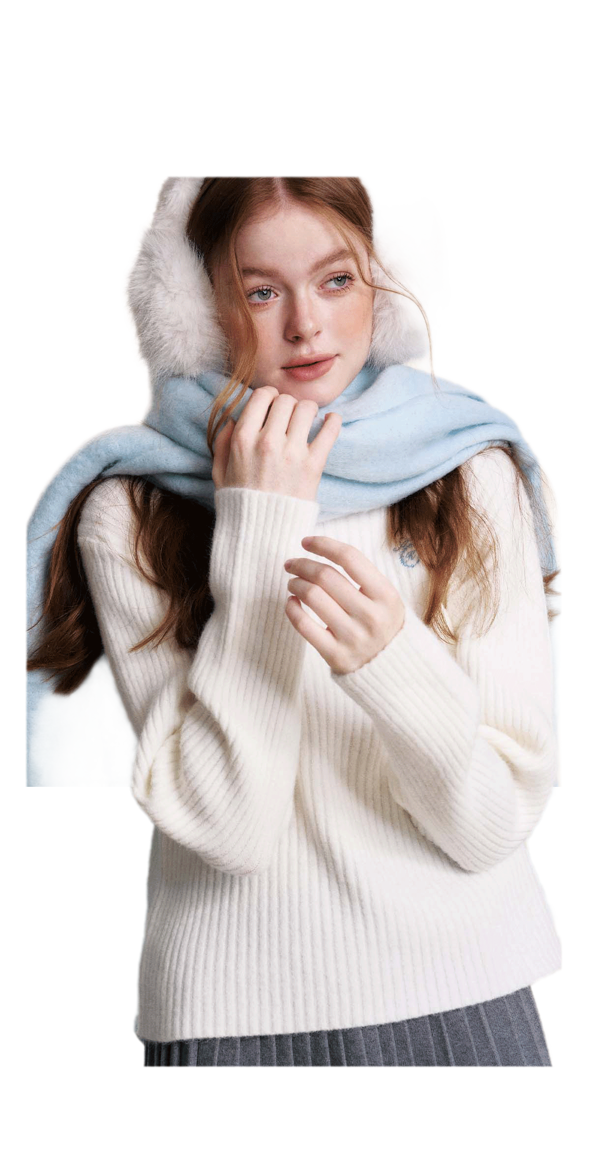Winter Plush Long Scarf