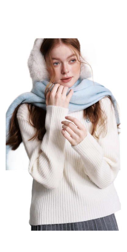 Winter Plush Long Scarf