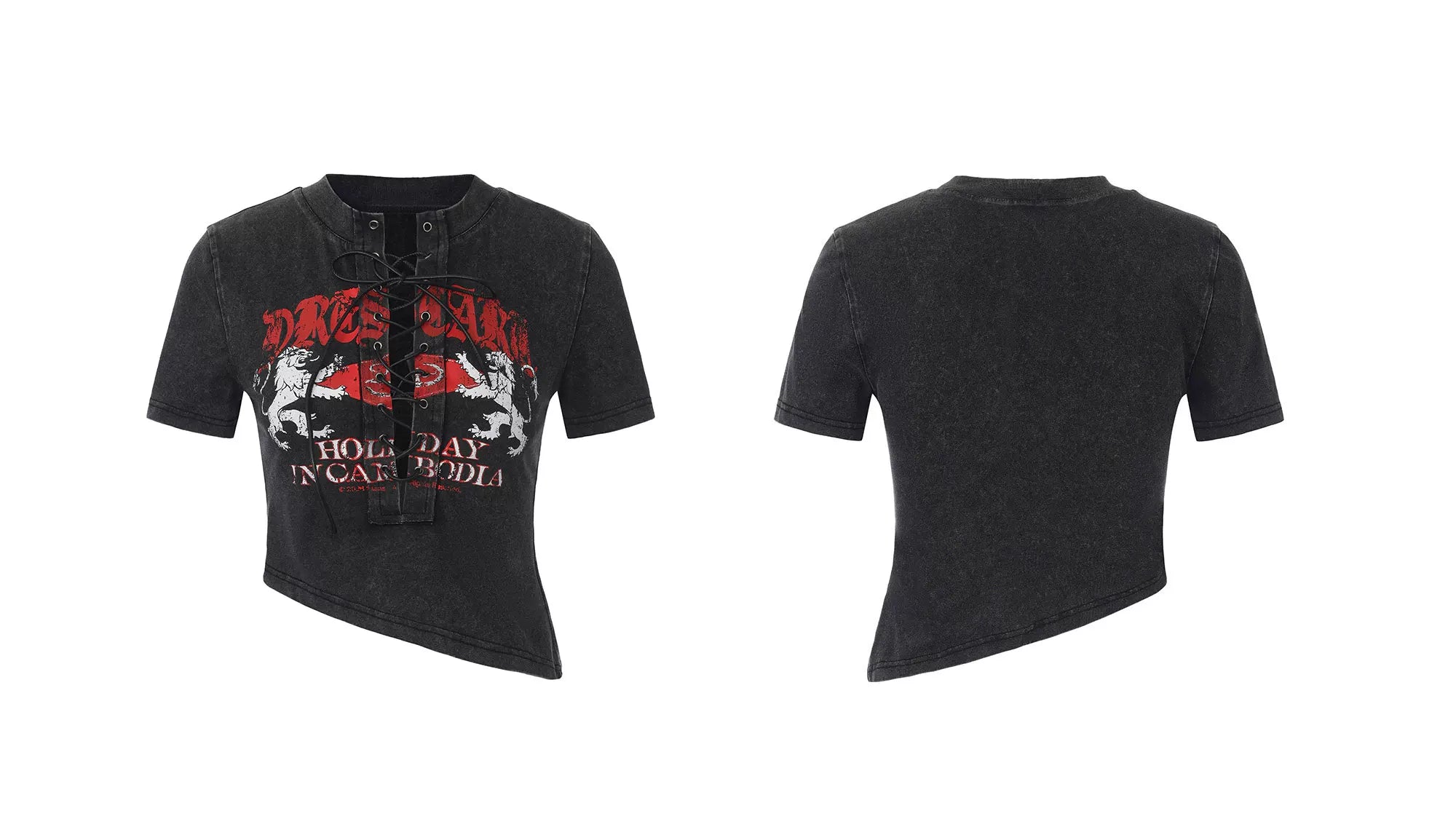 Punk Grunge Washed T-shirt