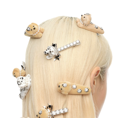 Plush Animal Hair Clip