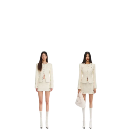 White Tweed Jacket