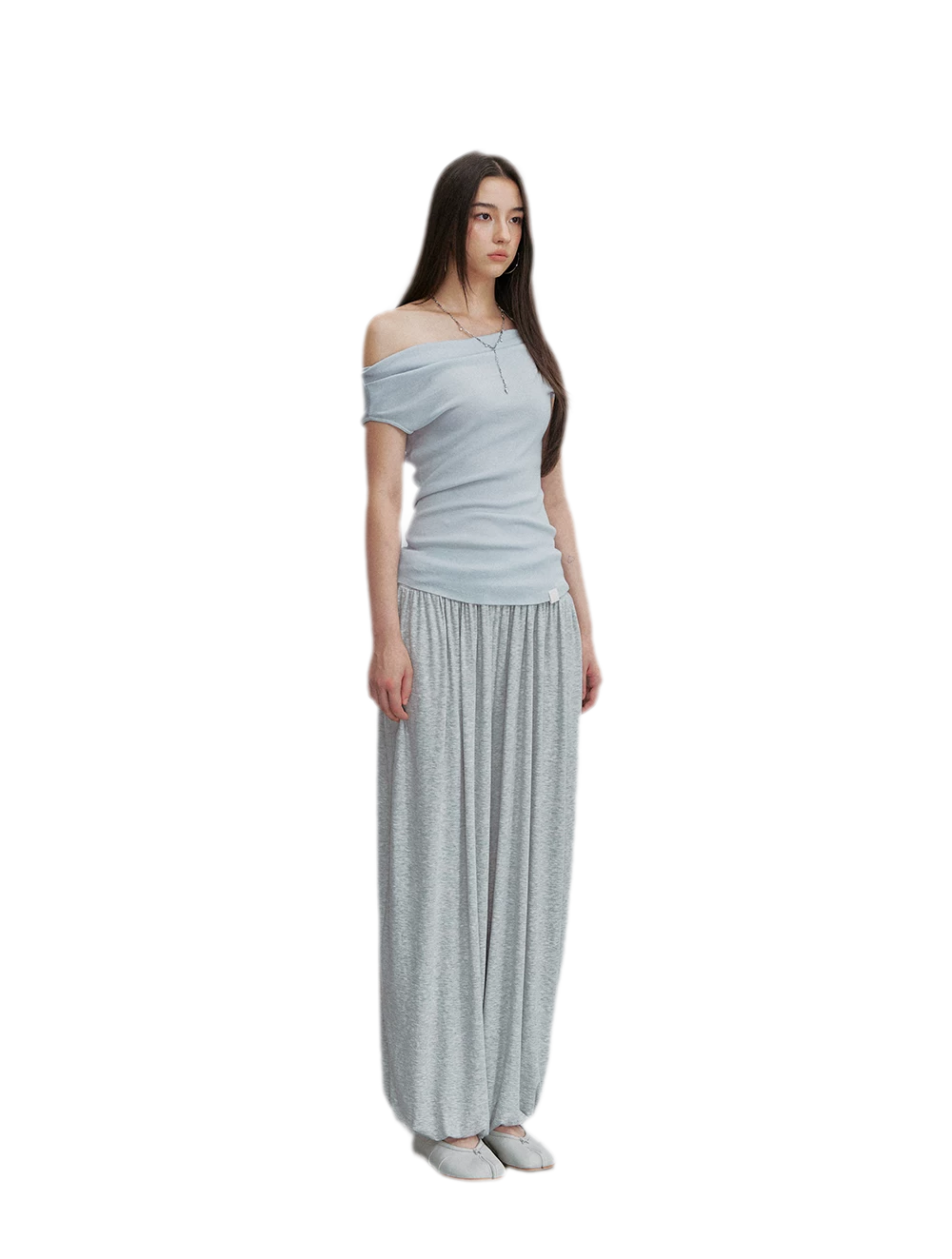 Draped Lantern Pants