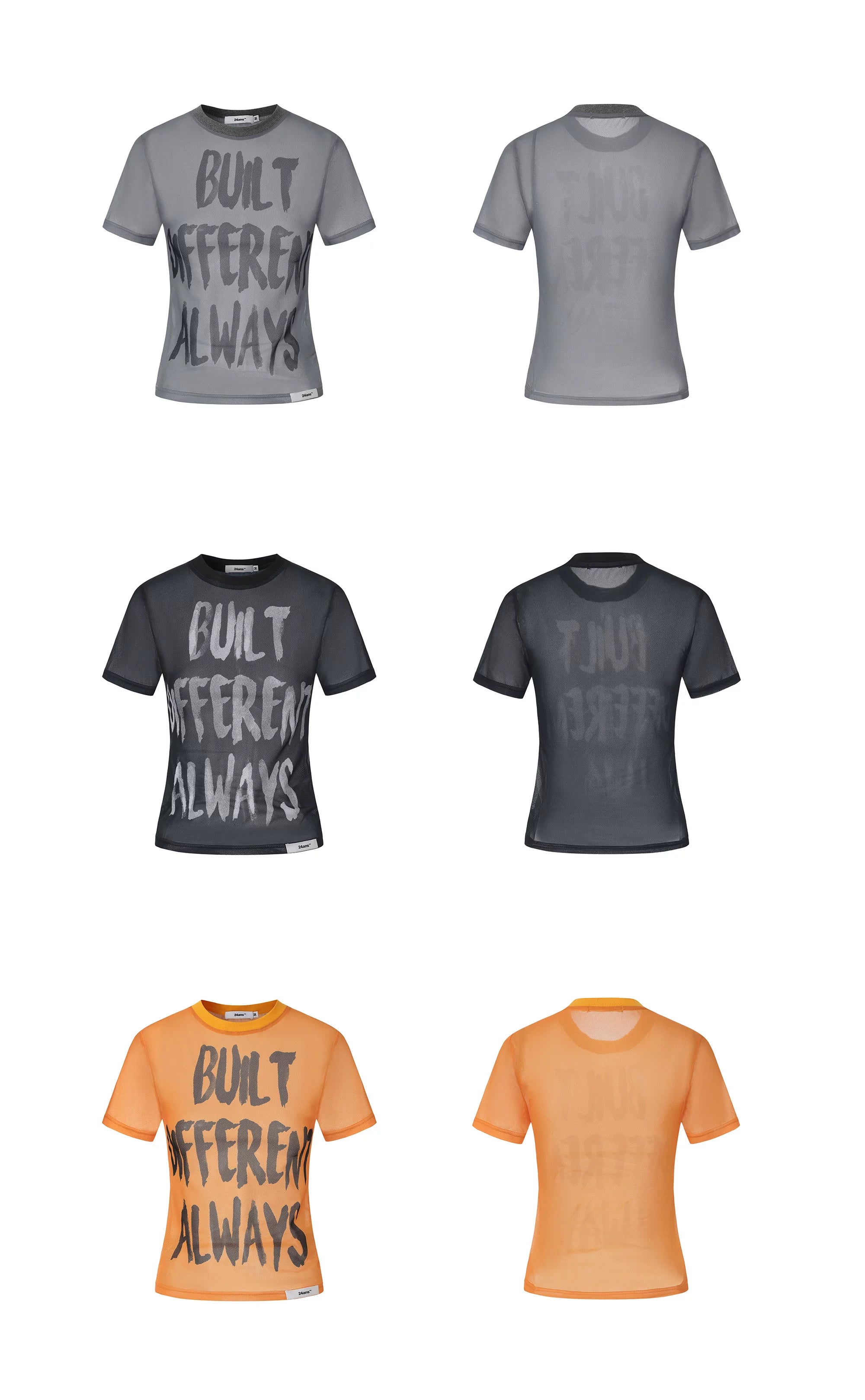Street Style Breathable Mesh T-shirt