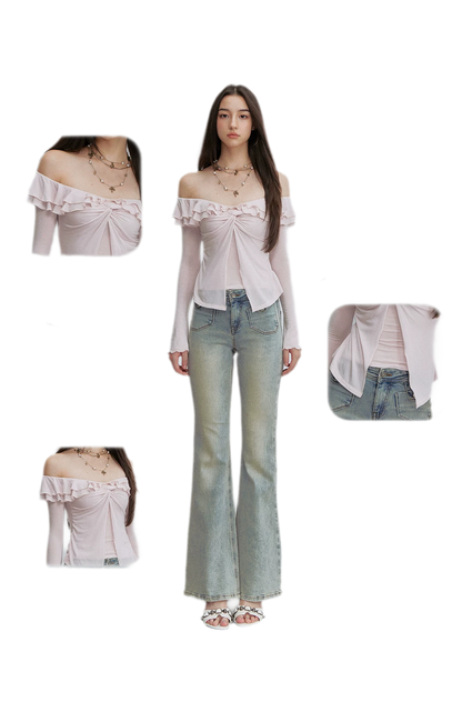 Ruffle Off-Shoulder Top