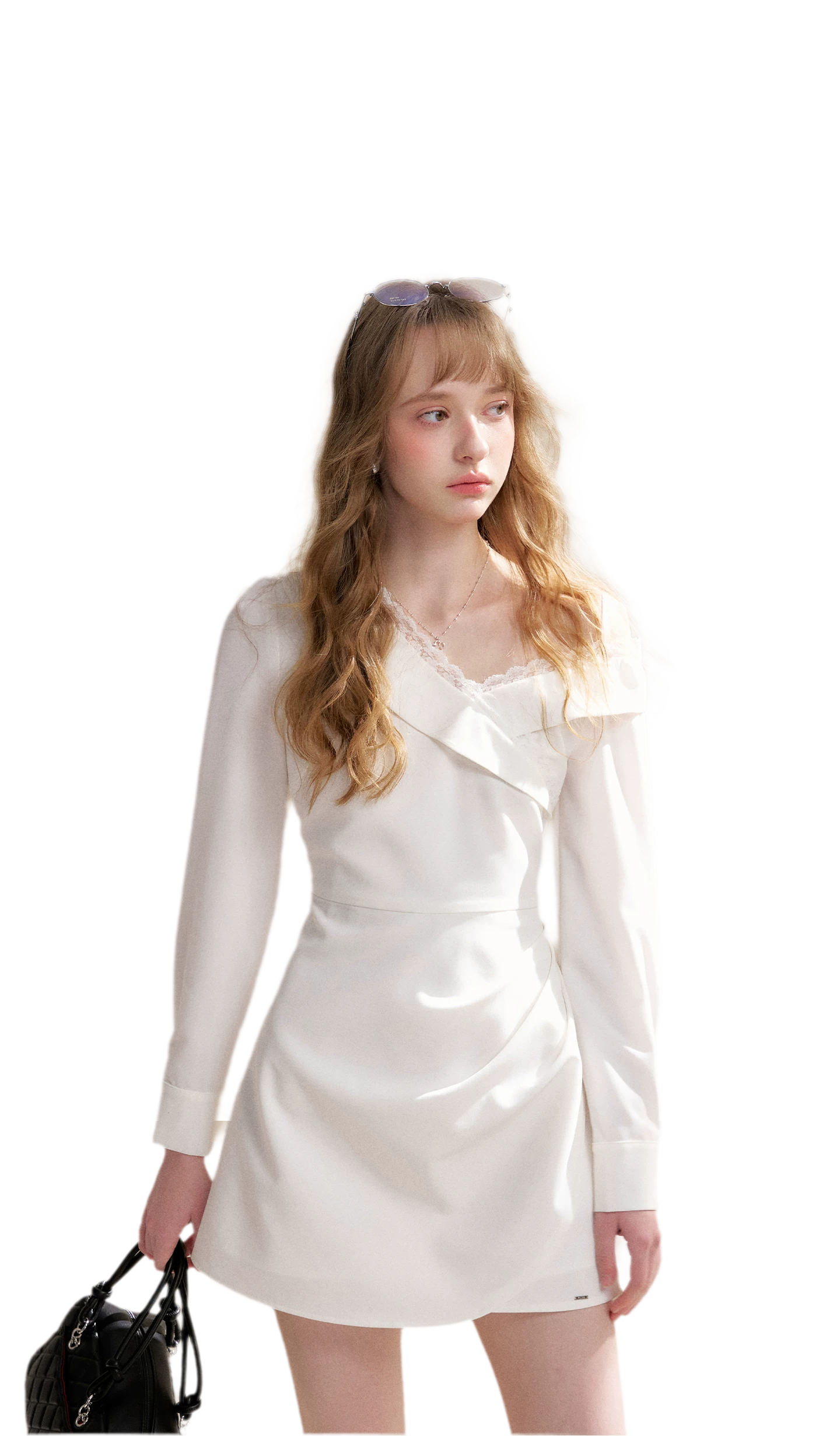 Romantic Encounter Lace Short Dress