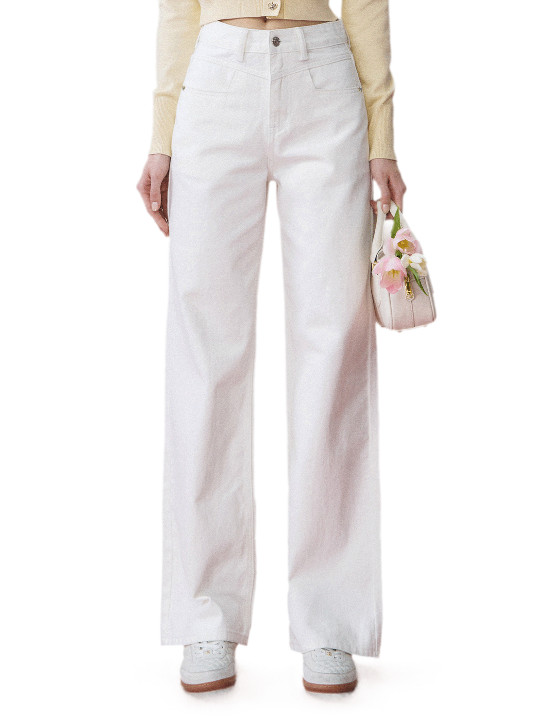 High-Waist Wide-Leg Jeans