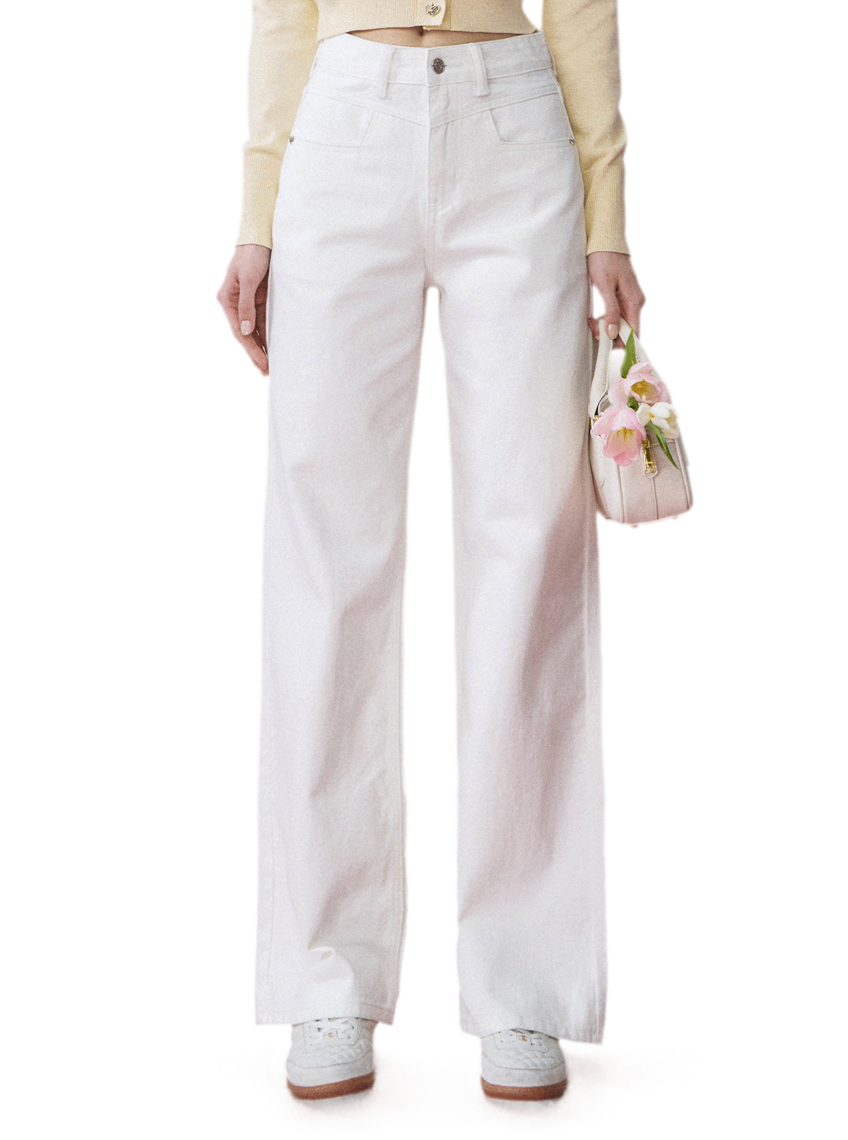 High-Waist Wide-Leg Jeans