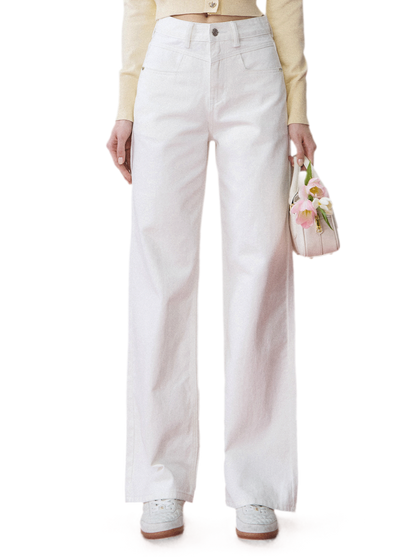 High-Waist Wide-Leg Jeans
