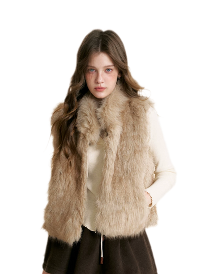 Eco Faux Fur Vest
