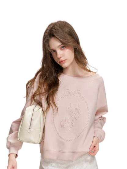 Modal Embossed Sweatshirt