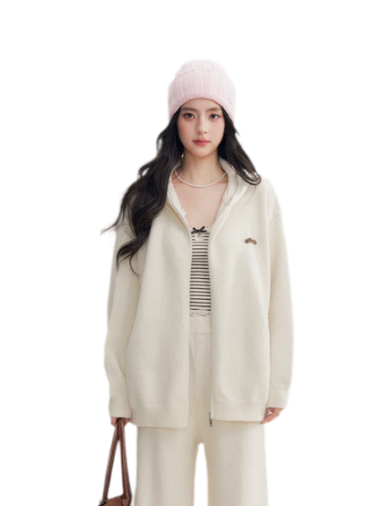 Cozy Knit Hoodie Set