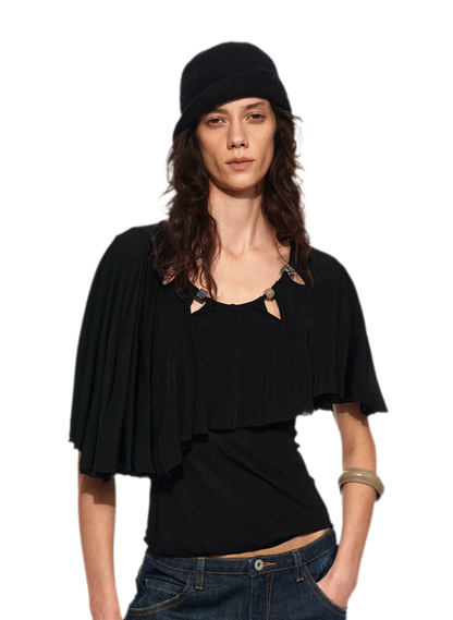 Cape Beaded Layered Tee