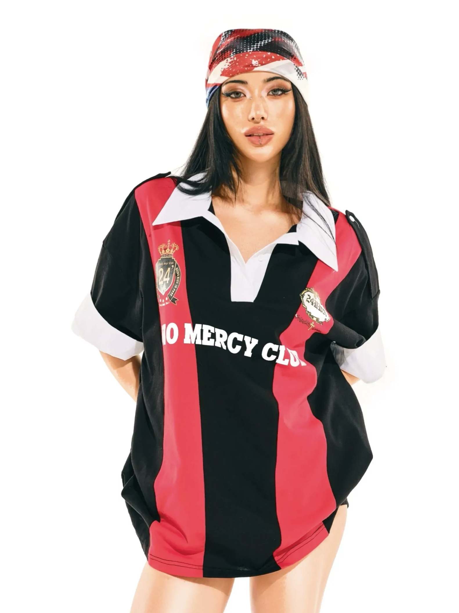 24ANS x UWA Color-Block Polo Tee
