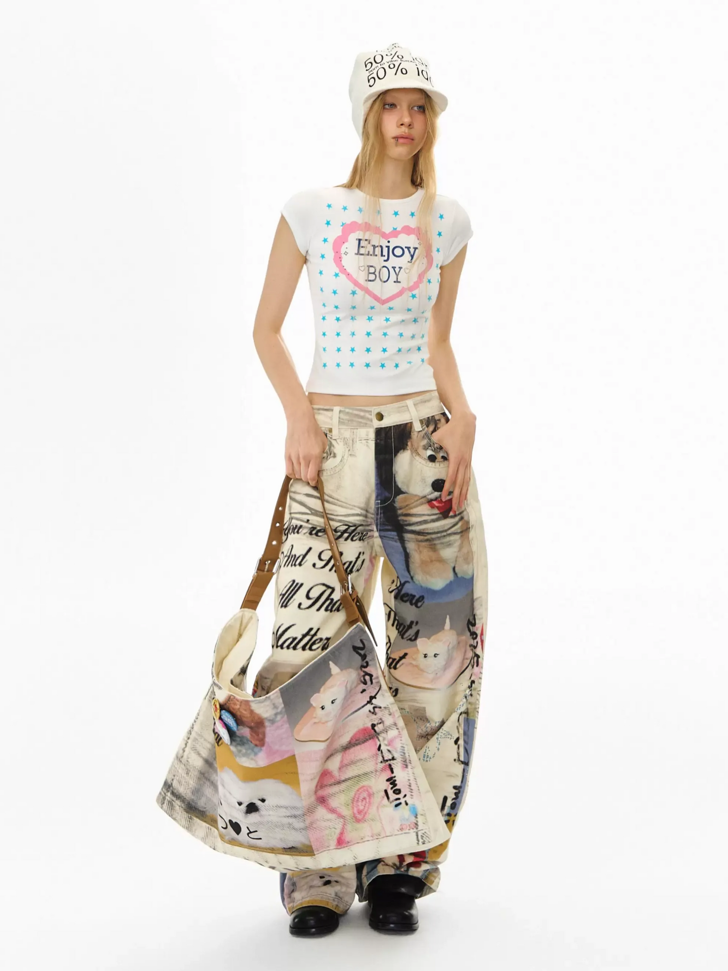 Star Print Regular Tee